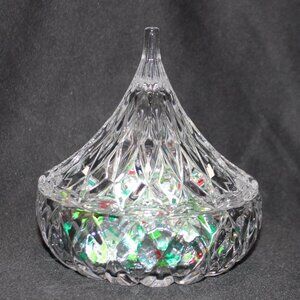 Hersheys Kisses Lead Crystal Candy Dish